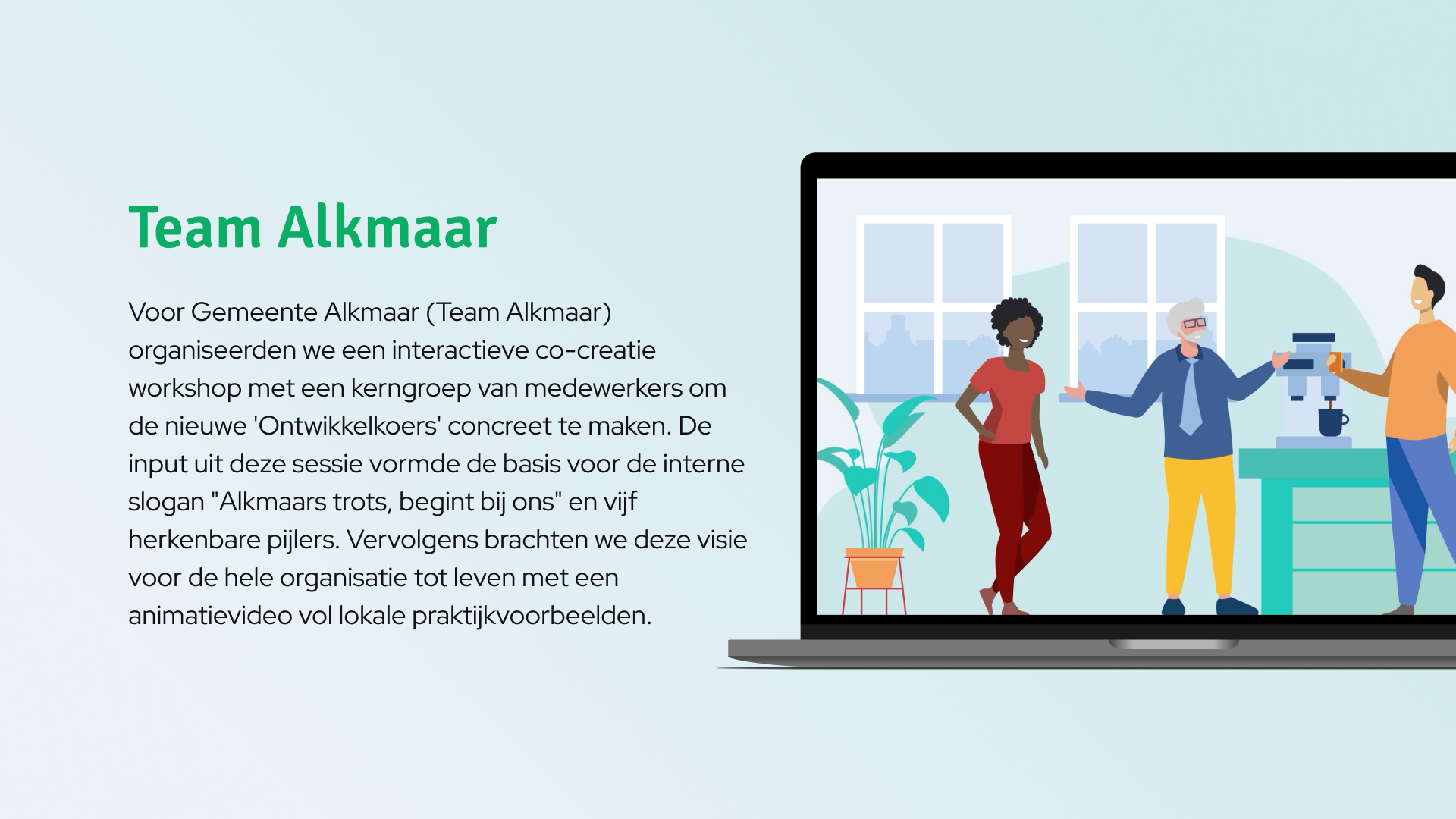 Team Alkmaar animatievideo